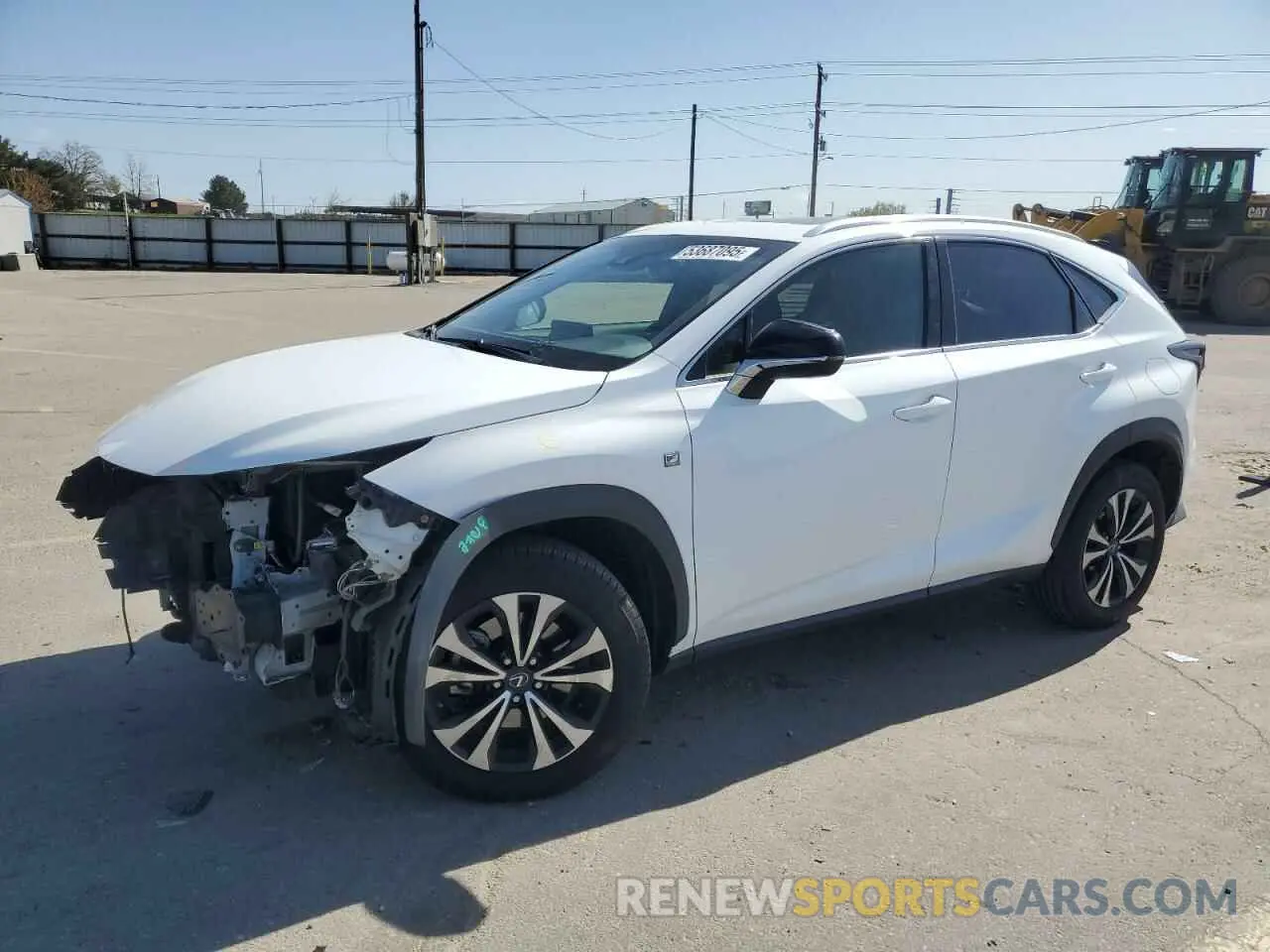 1 Photograph of a damaged car JTJBARBZ7K2203087 LEXUS NX 2019