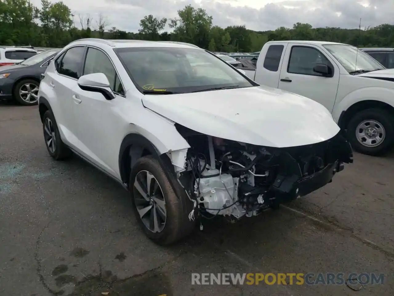 1 Photograph of a damaged car JTJBARBZ8K2183383 LEXUS NX 2019