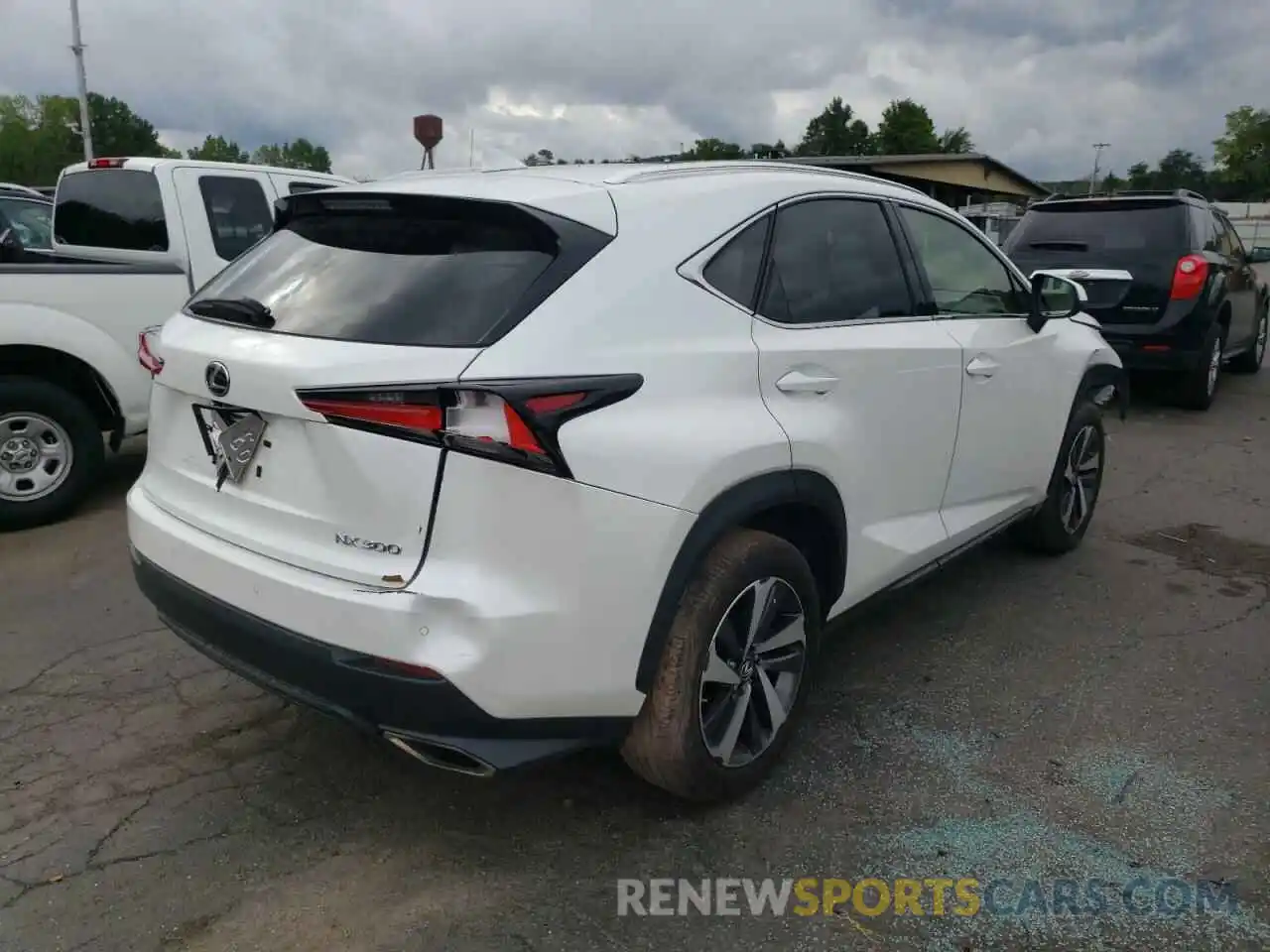 4 Photograph of a damaged car JTJBARBZ8K2183383 LEXUS NX 2019