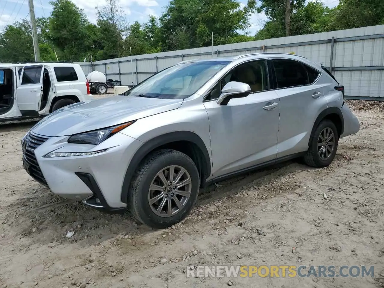 1 Photograph of a damaged car JTJBARBZ8K2187451 LEXUS NX 2019