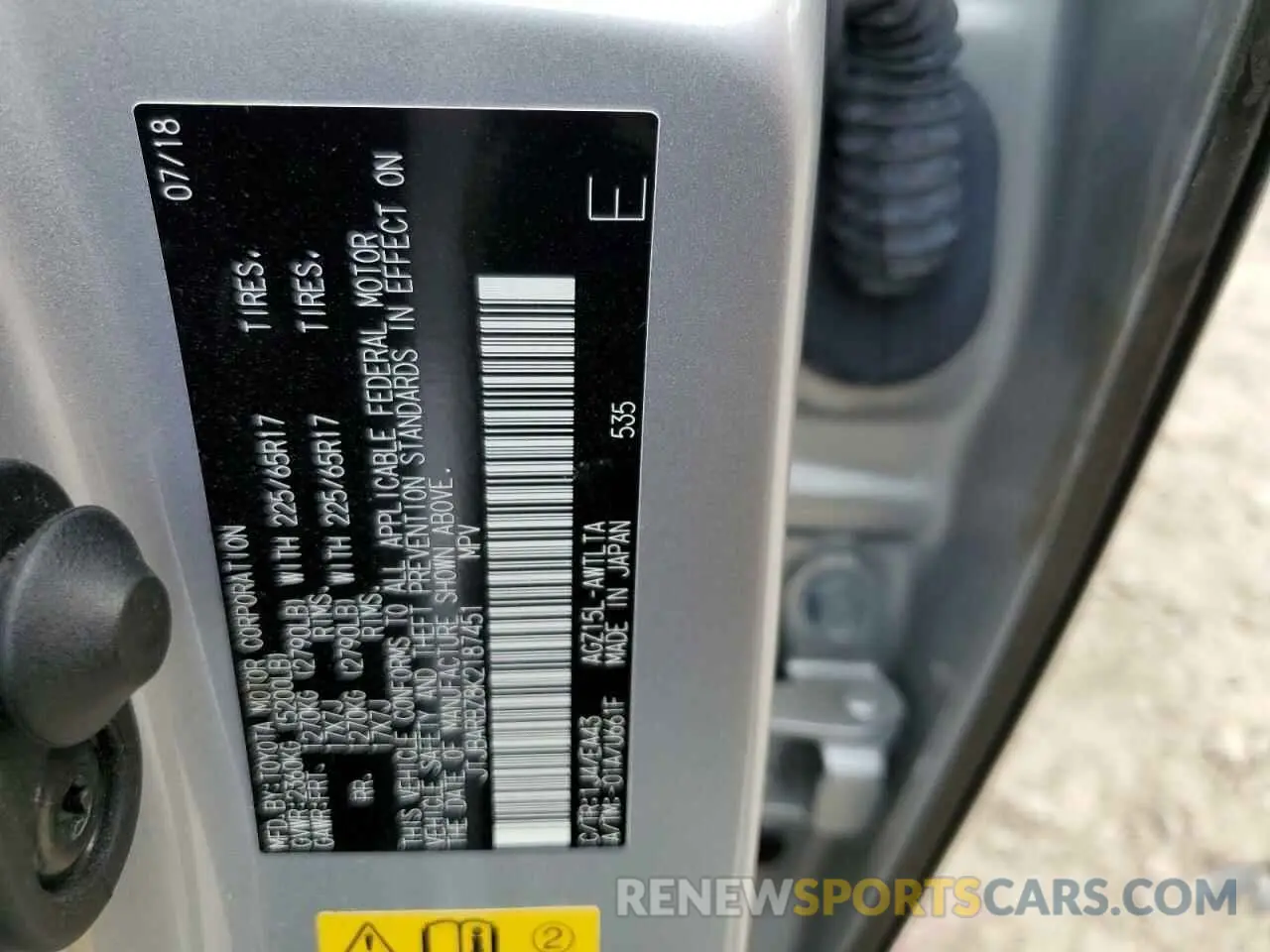 13 Photograph of a damaged car JTJBARBZ8K2187451 LEXUS NX 2019