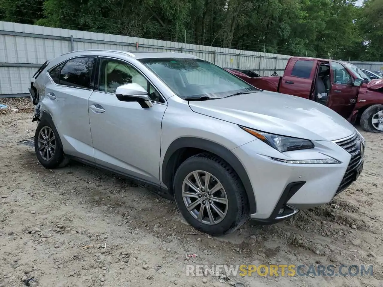 4 Photograph of a damaged car JTJBARBZ8K2187451 LEXUS NX 2019