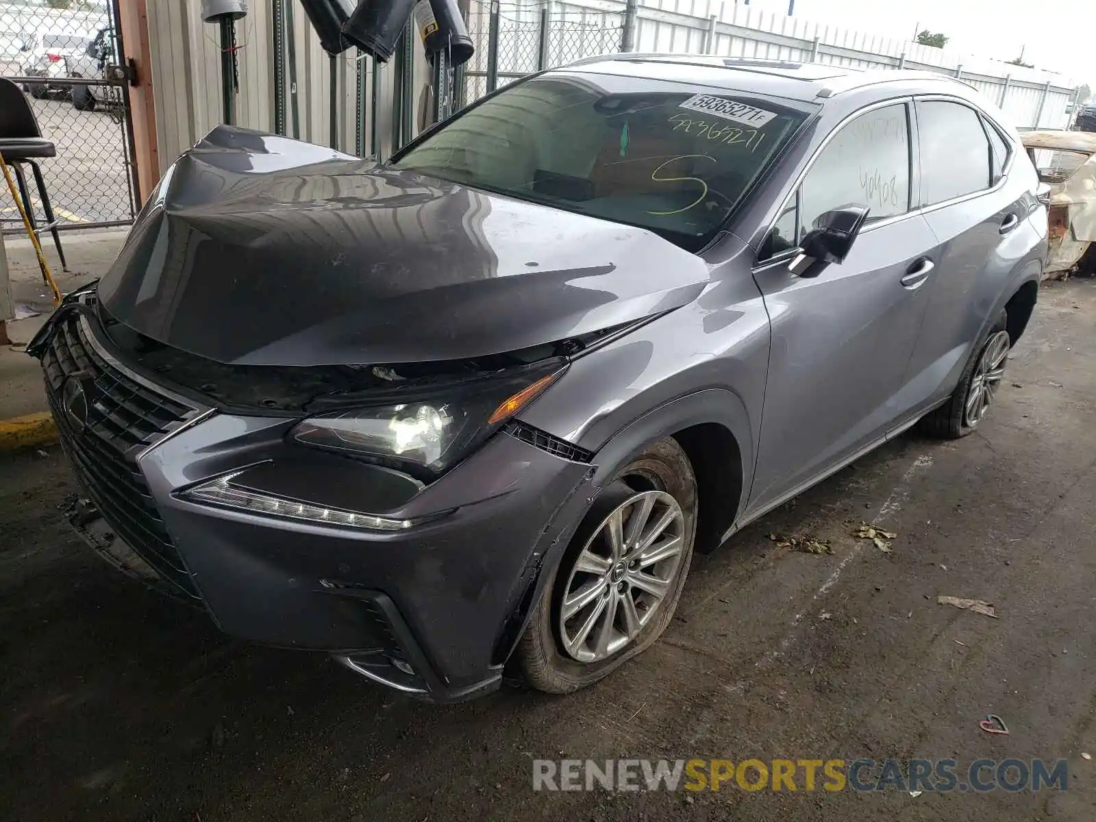 2 Photograph of a damaged car JTJBARBZ8K2198420 LEXUS NX 2019