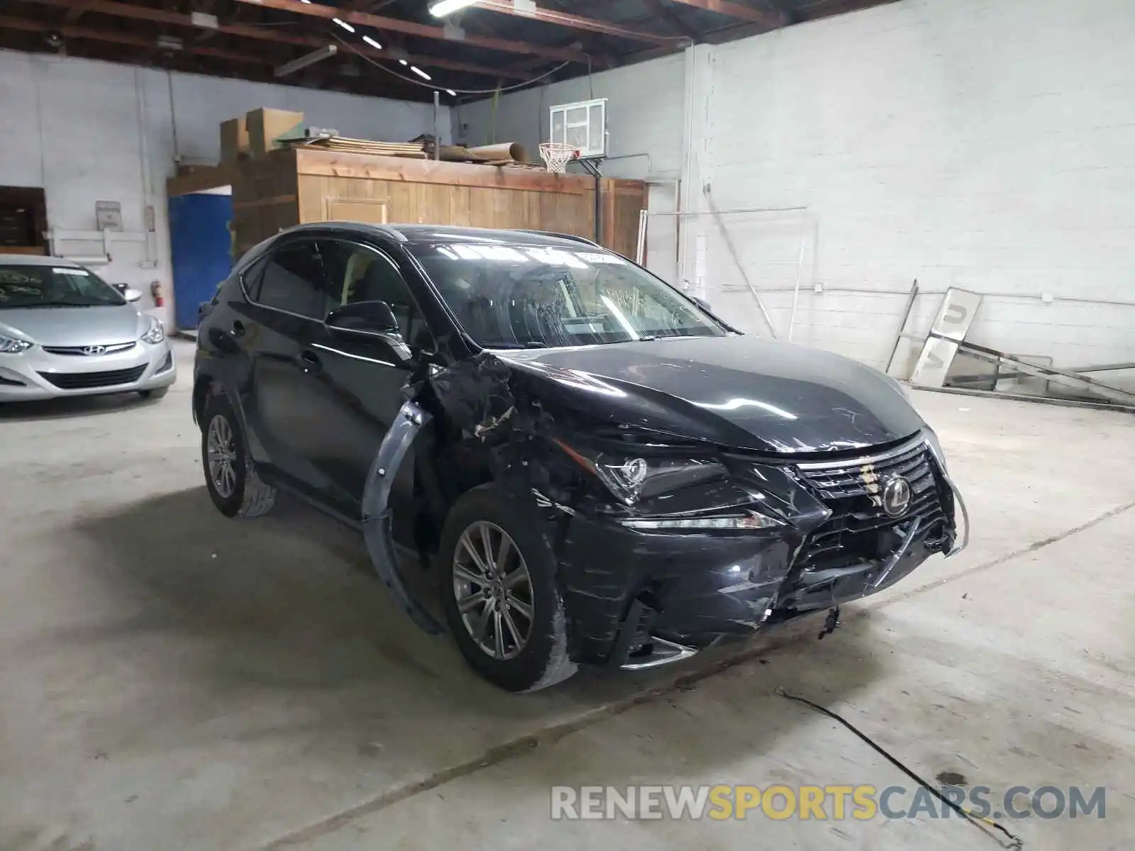 1 Photograph of a damaged car JTJBARBZ8K2199549 LEXUS NX 2019