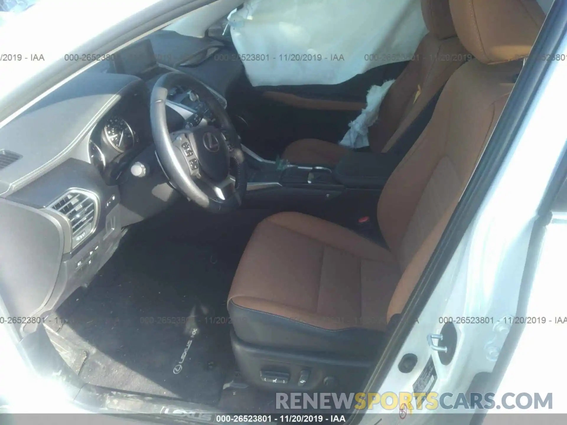 5 Photograph of a damaged car JTJBARBZ8K2201431 LEXUS NX 2019