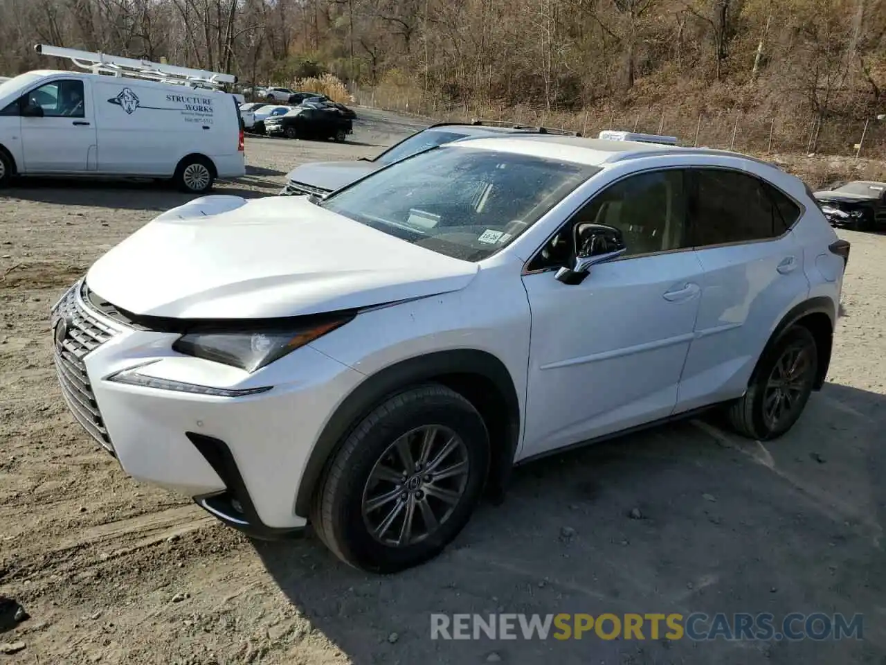 1 Photograph of a damaged car JTJBARBZ8K2204149 LEXUS NX 2019