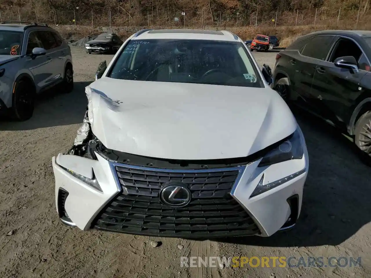 5 Photograph of a damaged car JTJBARBZ8K2204149 LEXUS NX 2019