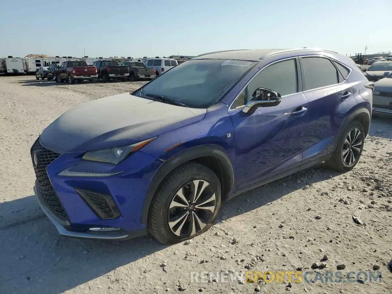 1 Photograph of a damaged car JTJBARBZ8K2217015 LEXUS NX 2019