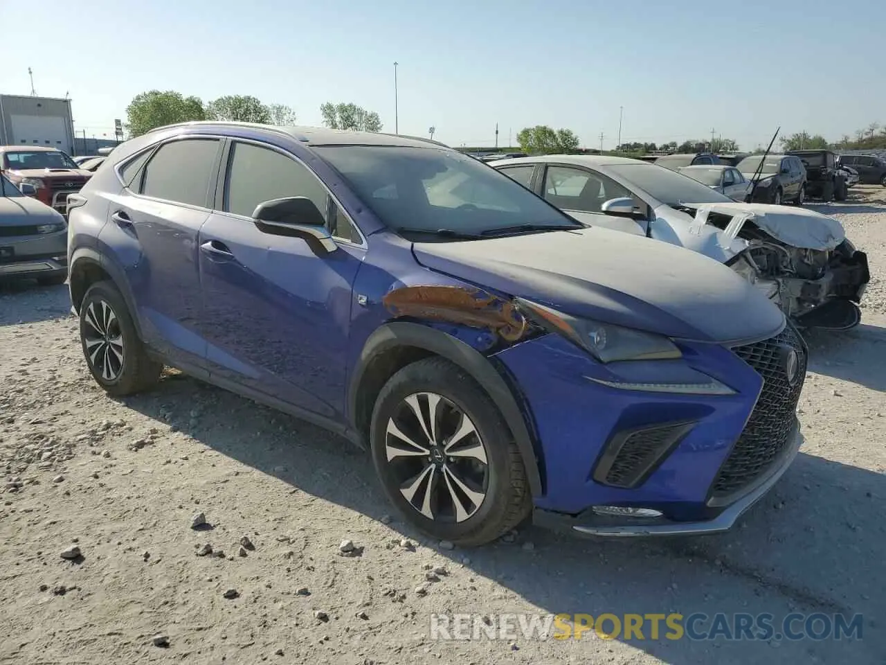 4 Photograph of a damaged car JTJBARBZ8K2217015 LEXUS NX 2019