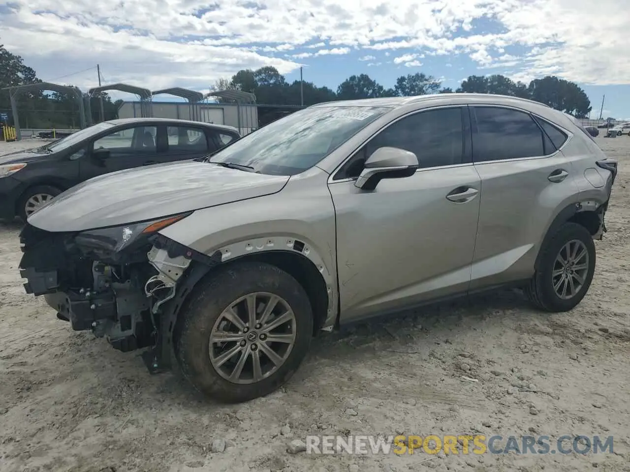 1 Photograph of a damaged car JTJBARBZ8K2217290 LEXUS NX 2019