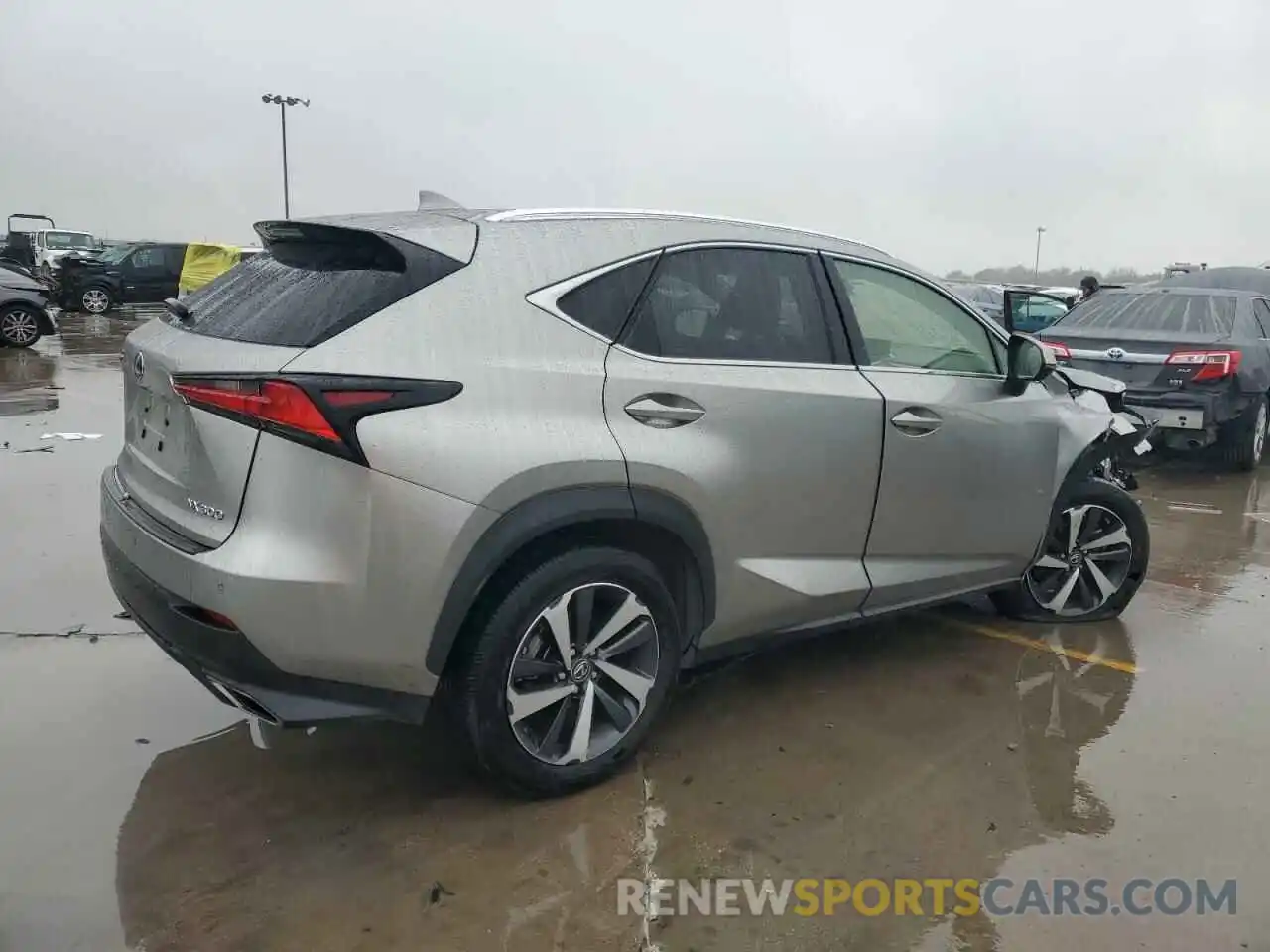 3 Photograph of a damaged car JTJBARBZ9K2183781 LEXUS NX 2019