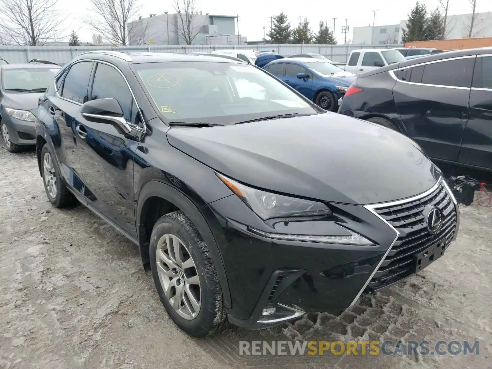 1 Photograph of a damaged car JTJBARBZ9K2187930 LEXUS NX 2019