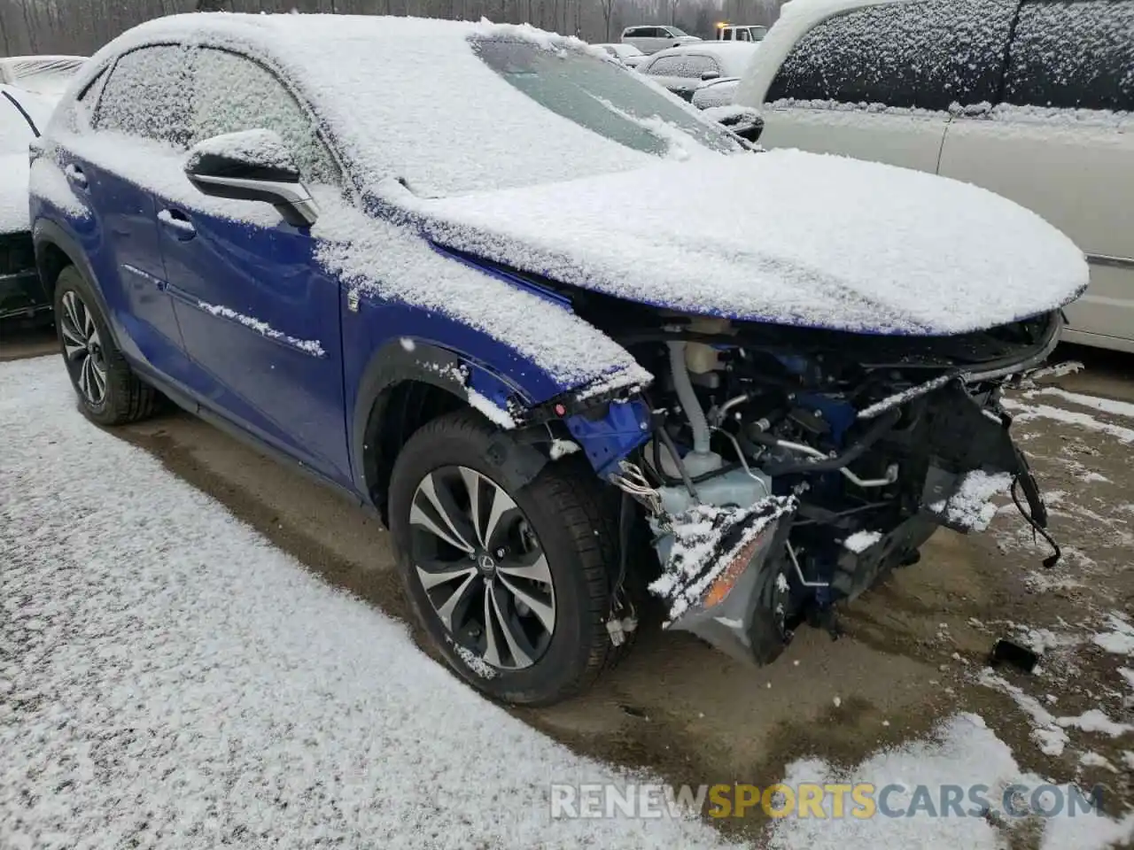 1 Photograph of a damaged car JTJBARBZ9K2196112 LEXUS NX 2019