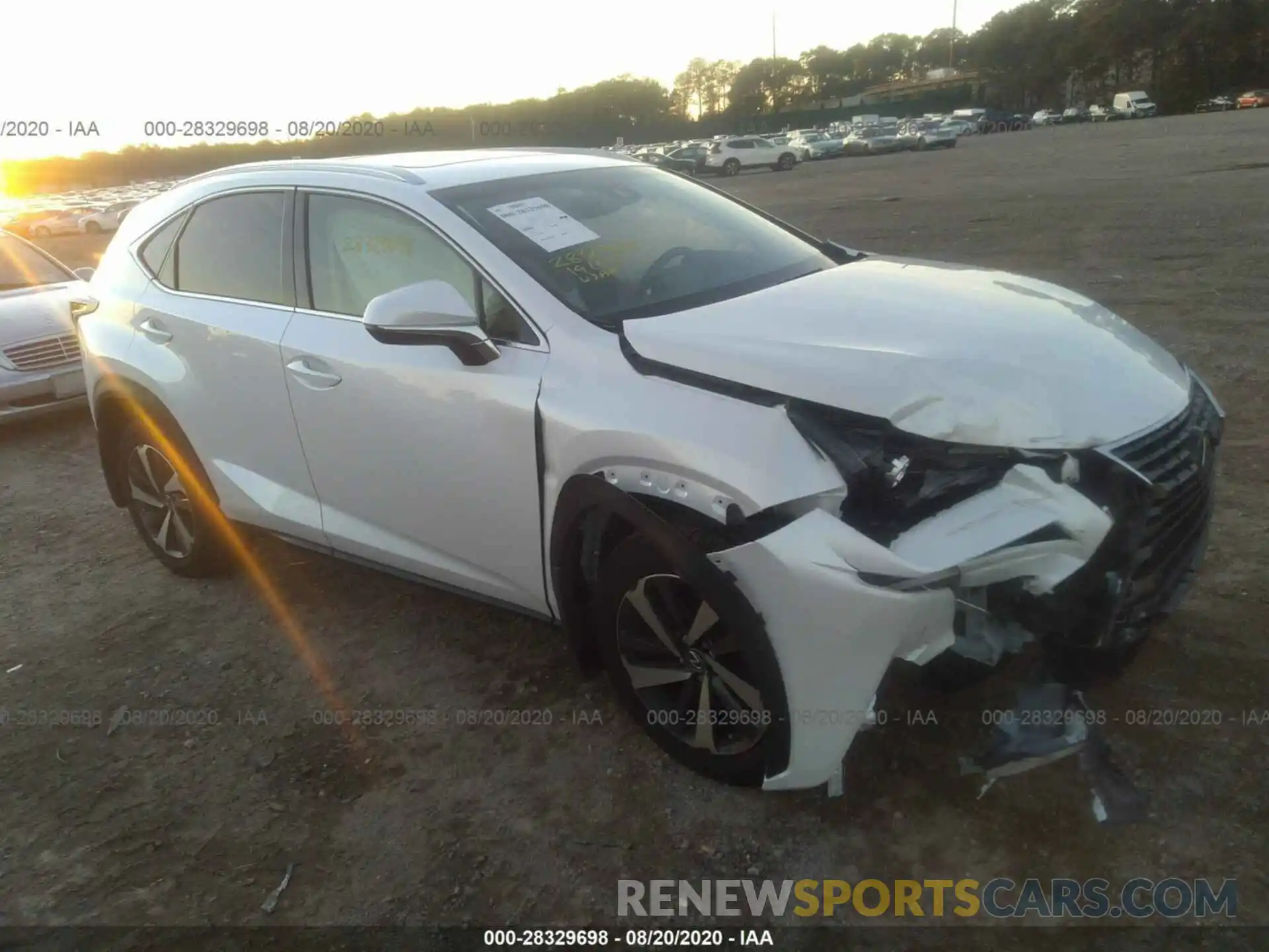 1 Photograph of a damaged car JTJBARBZ9K2203253 LEXUS NX 2019