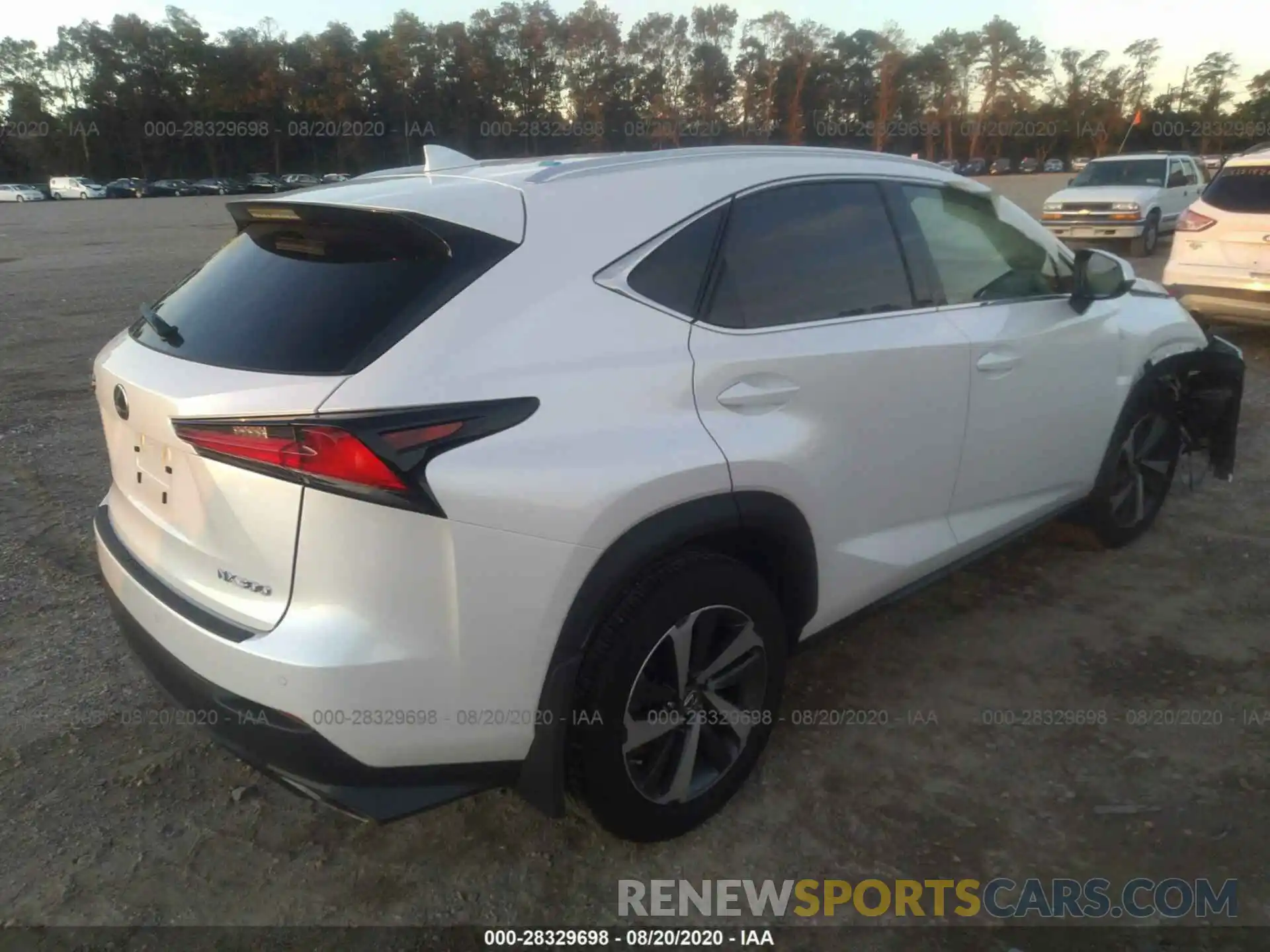 4 Photograph of a damaged car JTJBARBZ9K2203253 LEXUS NX 2019