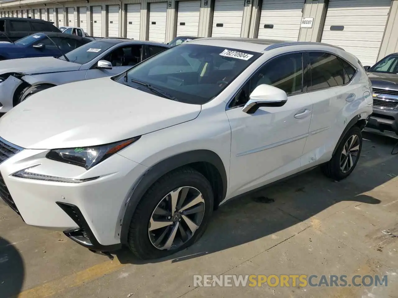 1 Photograph of a damaged car JTJBARBZ9K2203270 LEXUS NX 2019