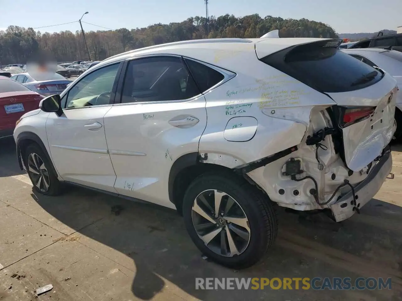 2 Photograph of a damaged car JTJBARBZ9K2203270 LEXUS NX 2019