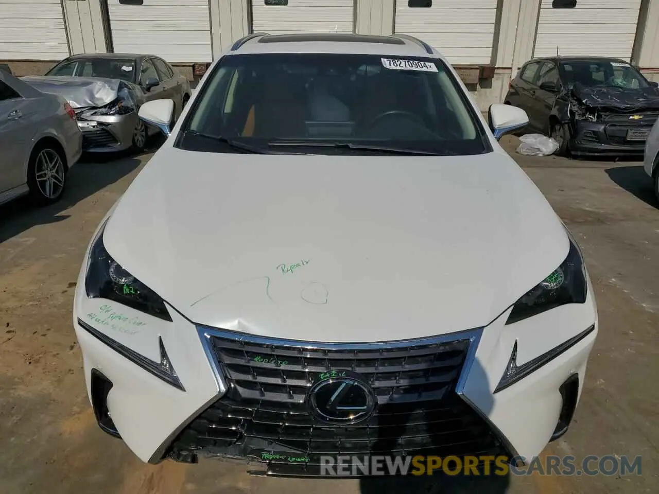 5 Photograph of a damaged car JTJBARBZ9K2203270 LEXUS NX 2019