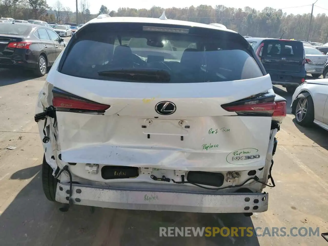 6 Photograph of a damaged car JTJBARBZ9K2203270 LEXUS NX 2019