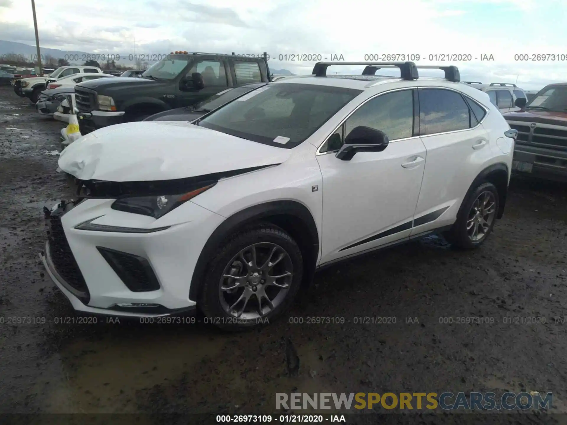 2 Photograph of a damaged car JTJBARBZ9K2207223 LEXUS NX 2019