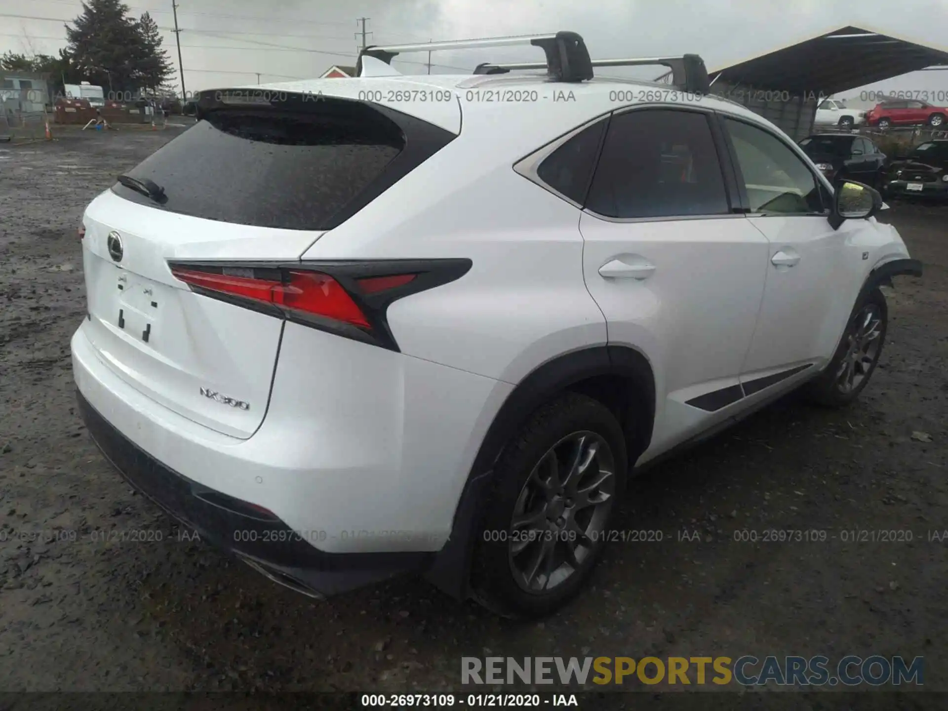 4 Photograph of a damaged car JTJBARBZ9K2207223 LEXUS NX 2019