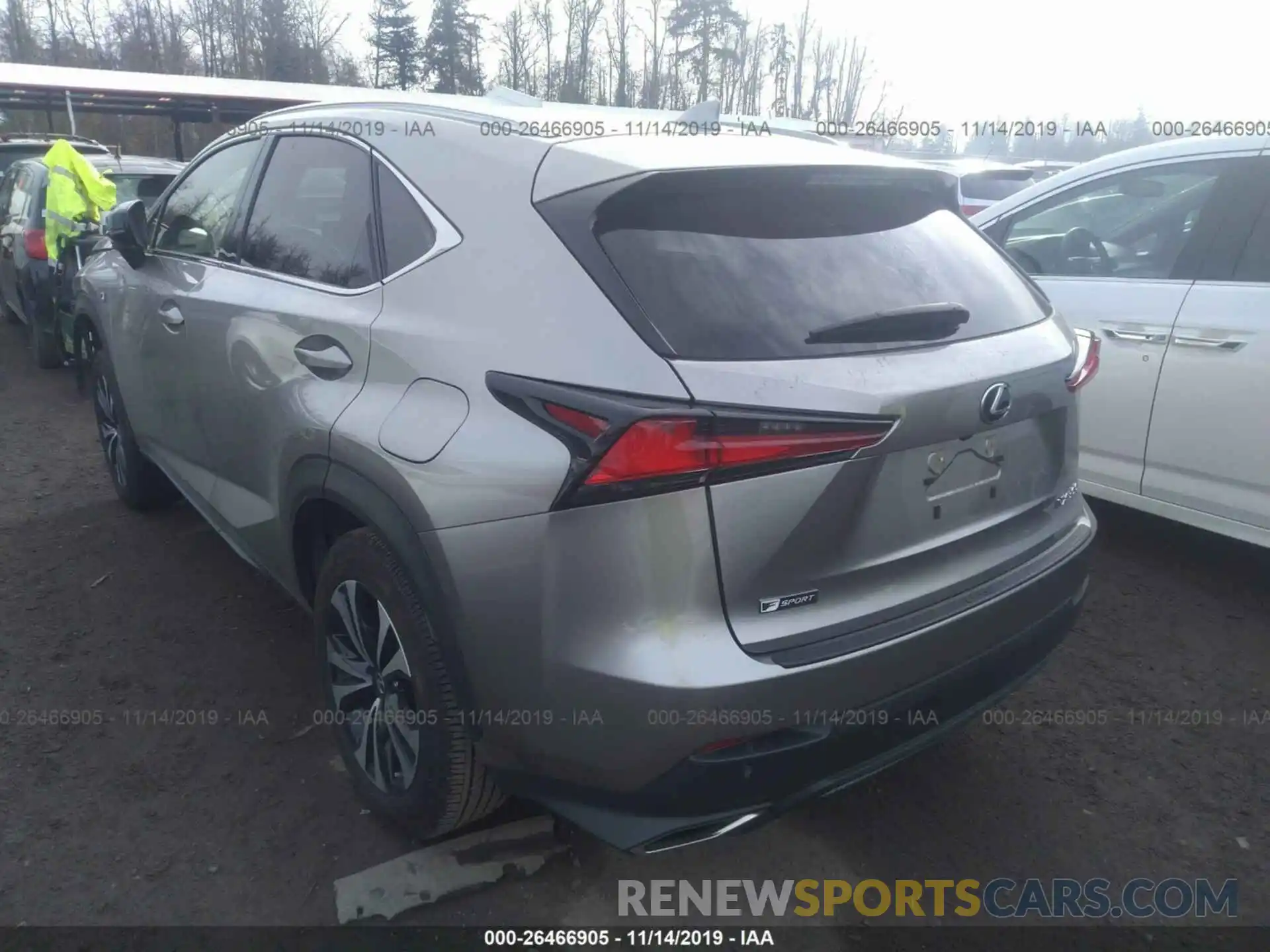 3 Photograph of a damaged car JTJBARBZXK2185863 LEXUS NX 2019