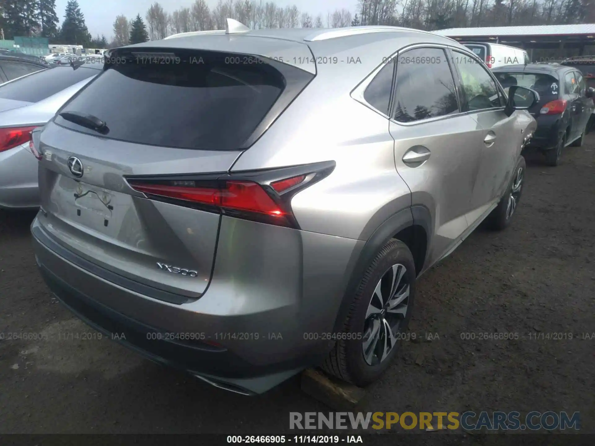 4 Photograph of a damaged car JTJBARBZXK2185863 LEXUS NX 2019