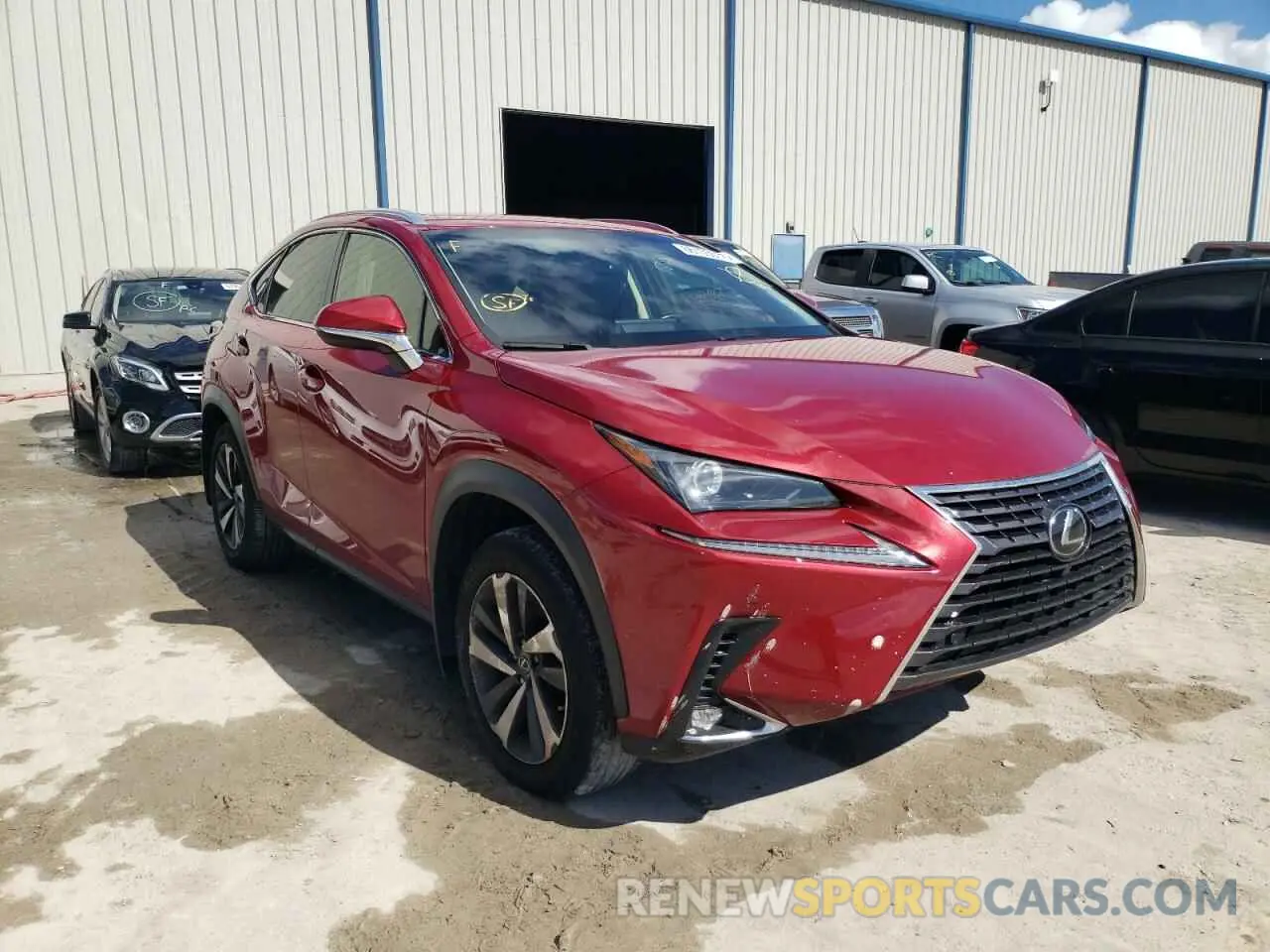 1 Photograph of a damaged car JTJBARBZXK2191890 LEXUS NX 2019