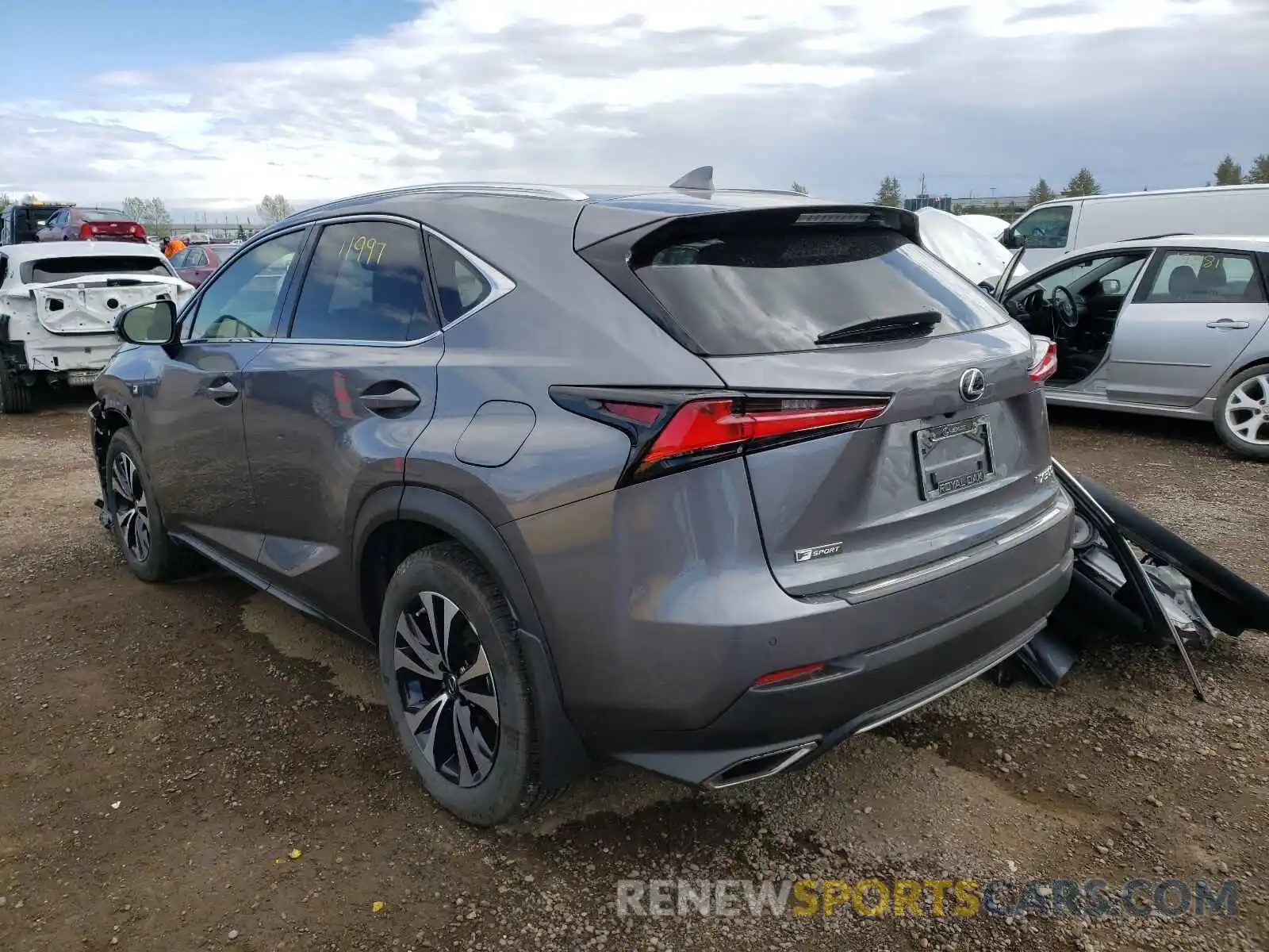 3 Photograph of a damaged car JTJBARBZXK2192621 LEXUS NX 2019