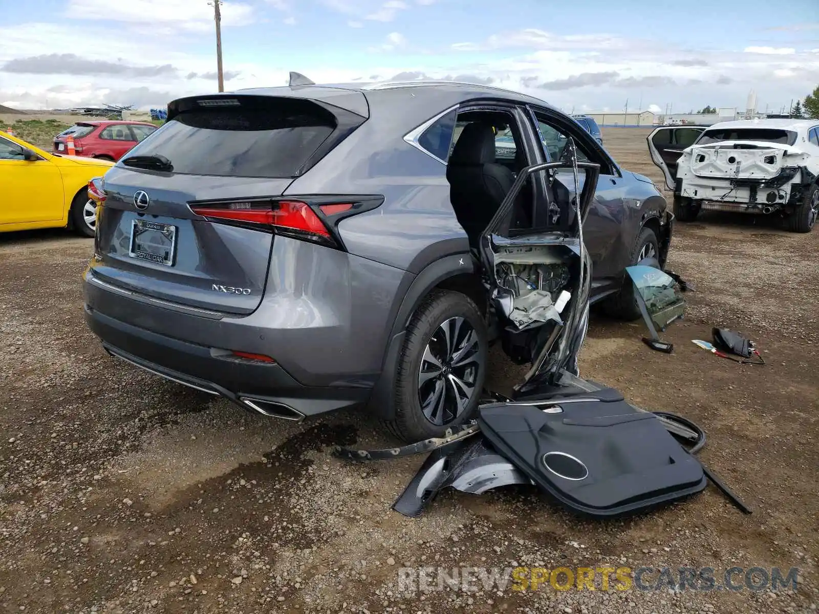 4 Photograph of a damaged car JTJBARBZXK2192621 LEXUS NX 2019