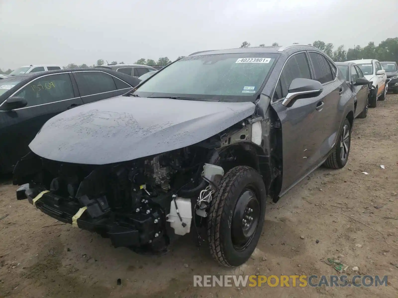 2 Photograph of a damaged car JTJBJRBZ0K2098201 LEXUS NX 2019