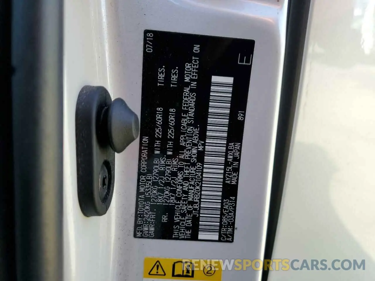 13 Photograph of a damaged car JTJBJRBZ0K2104109 LEXUS NX 2019