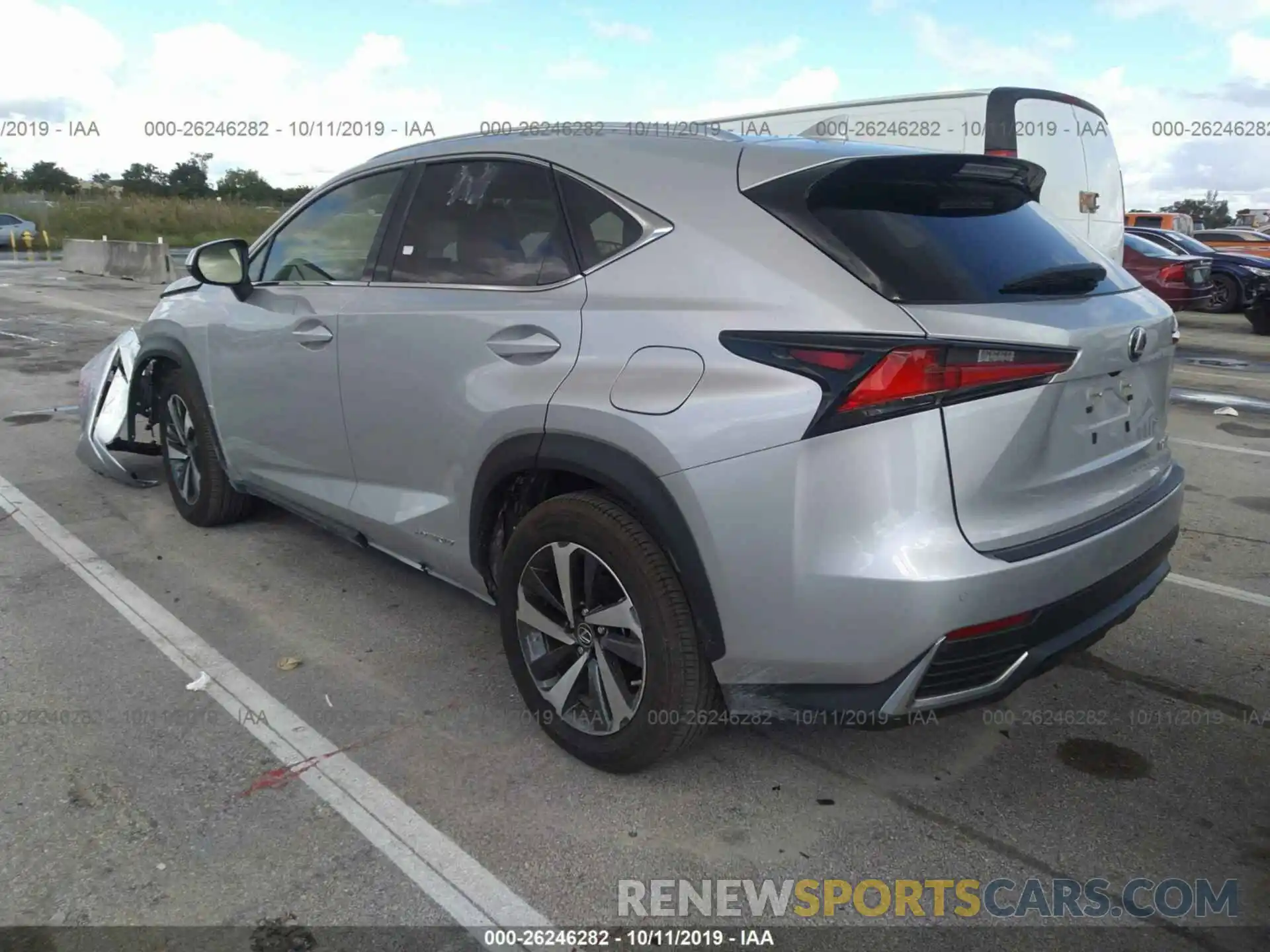 3 Photograph of a damaged car JTJBJRBZ0K2115711 LEXUS NX 2019