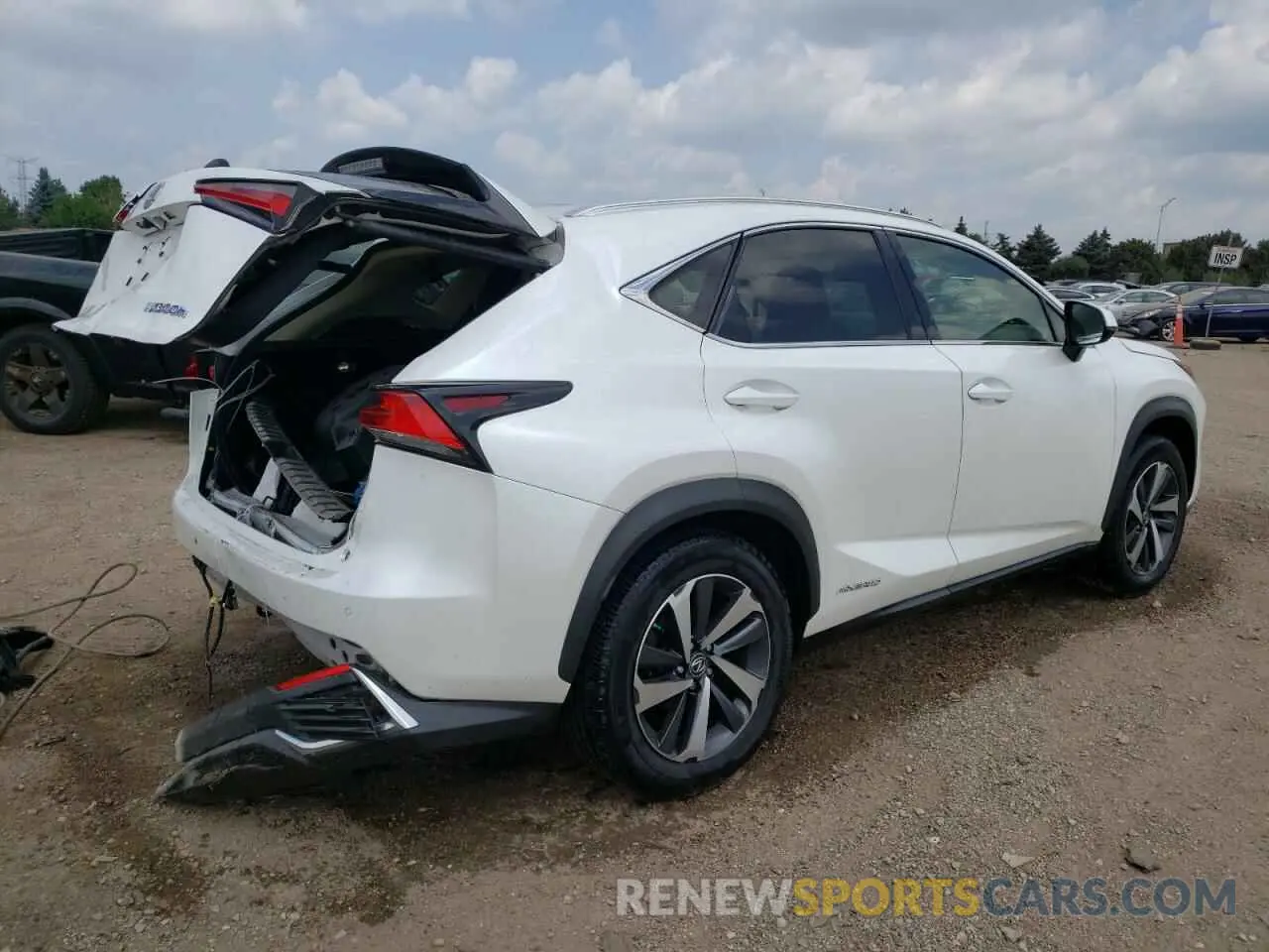 3 Photograph of a damaged car JTJBJRBZ0K2119208 LEXUS NX 2019