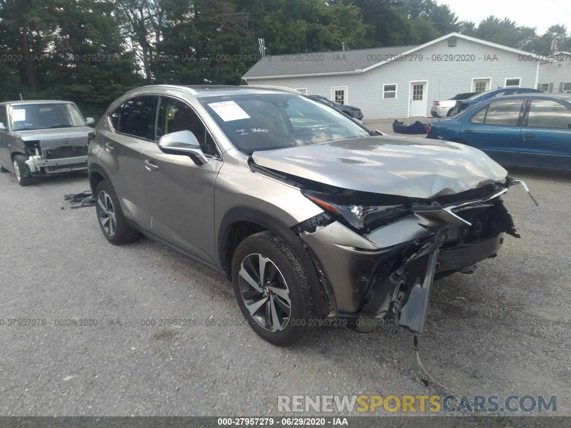 1 Photograph of a damaged car JTJBJRBZ1K2114986 LEXUS NX 2019