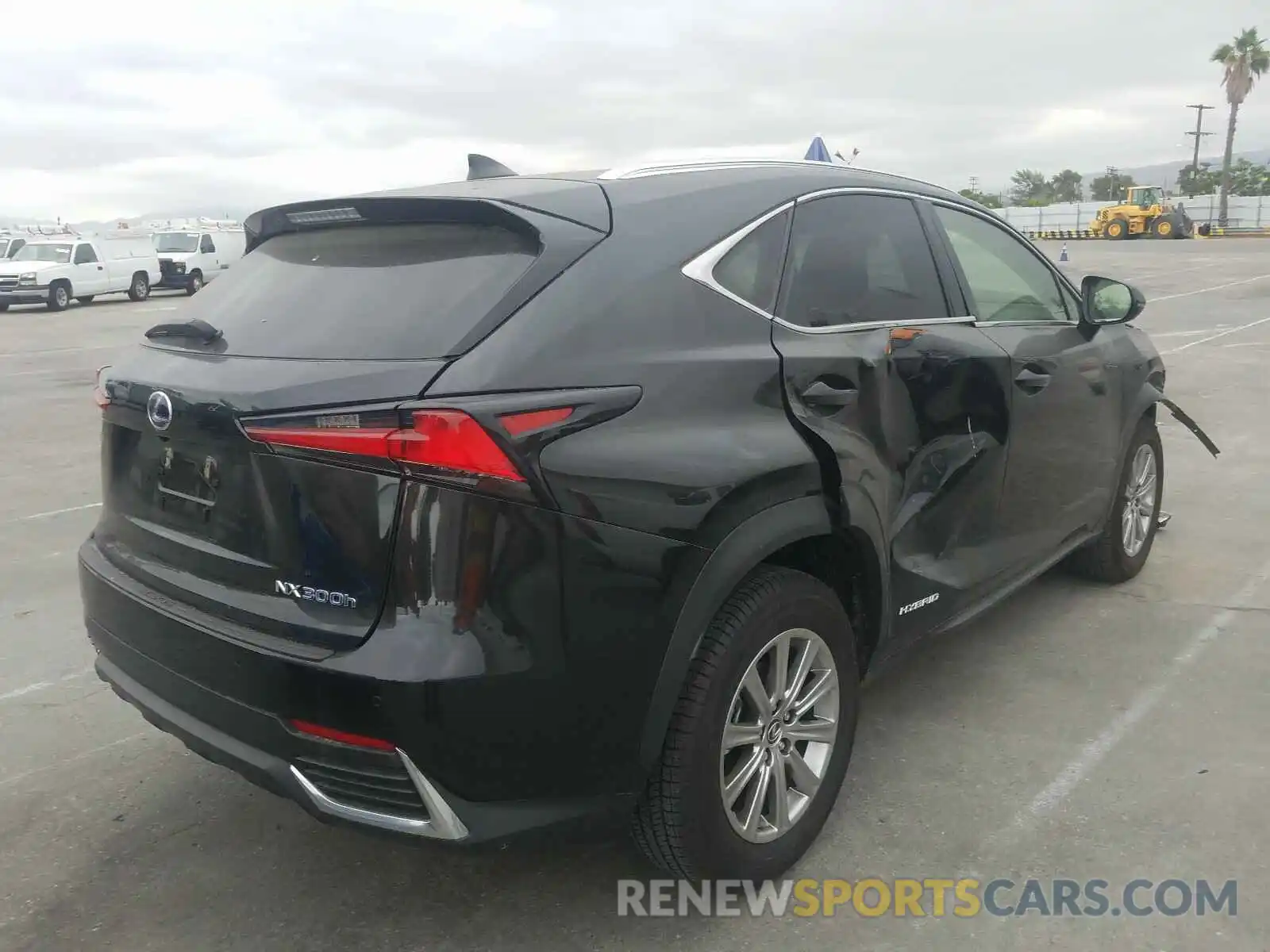 4 Photograph of a damaged car JTJBJRBZ1K2124384 LEXUS NX 2019