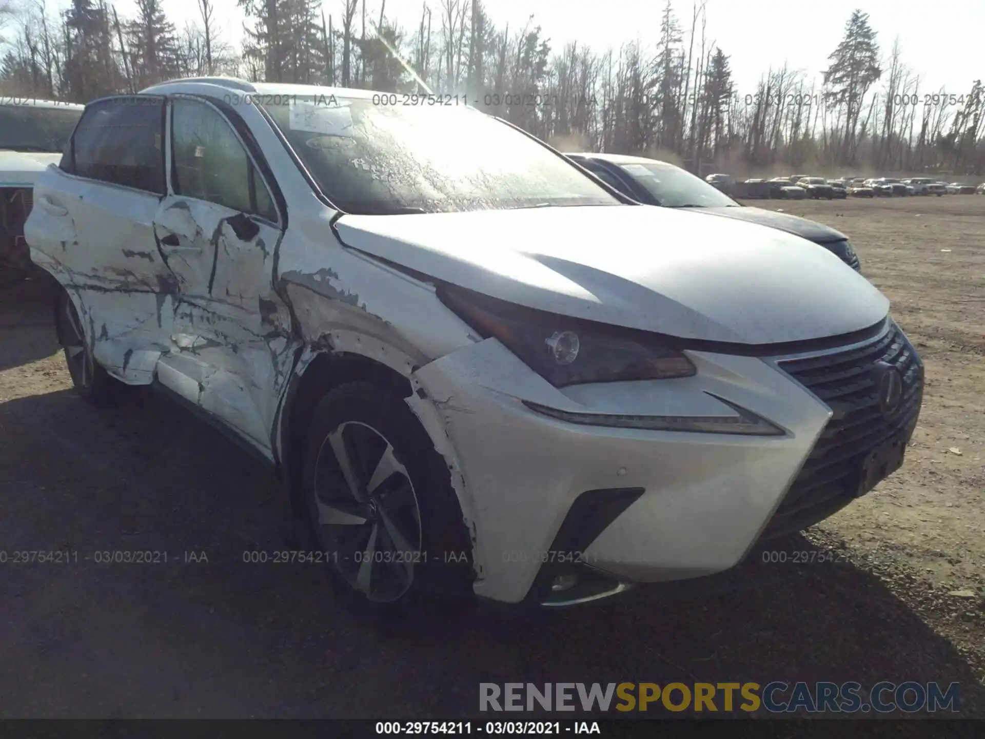 1 Photograph of a damaged car JTJBJRBZ3K2096846 LEXUS NX 2019