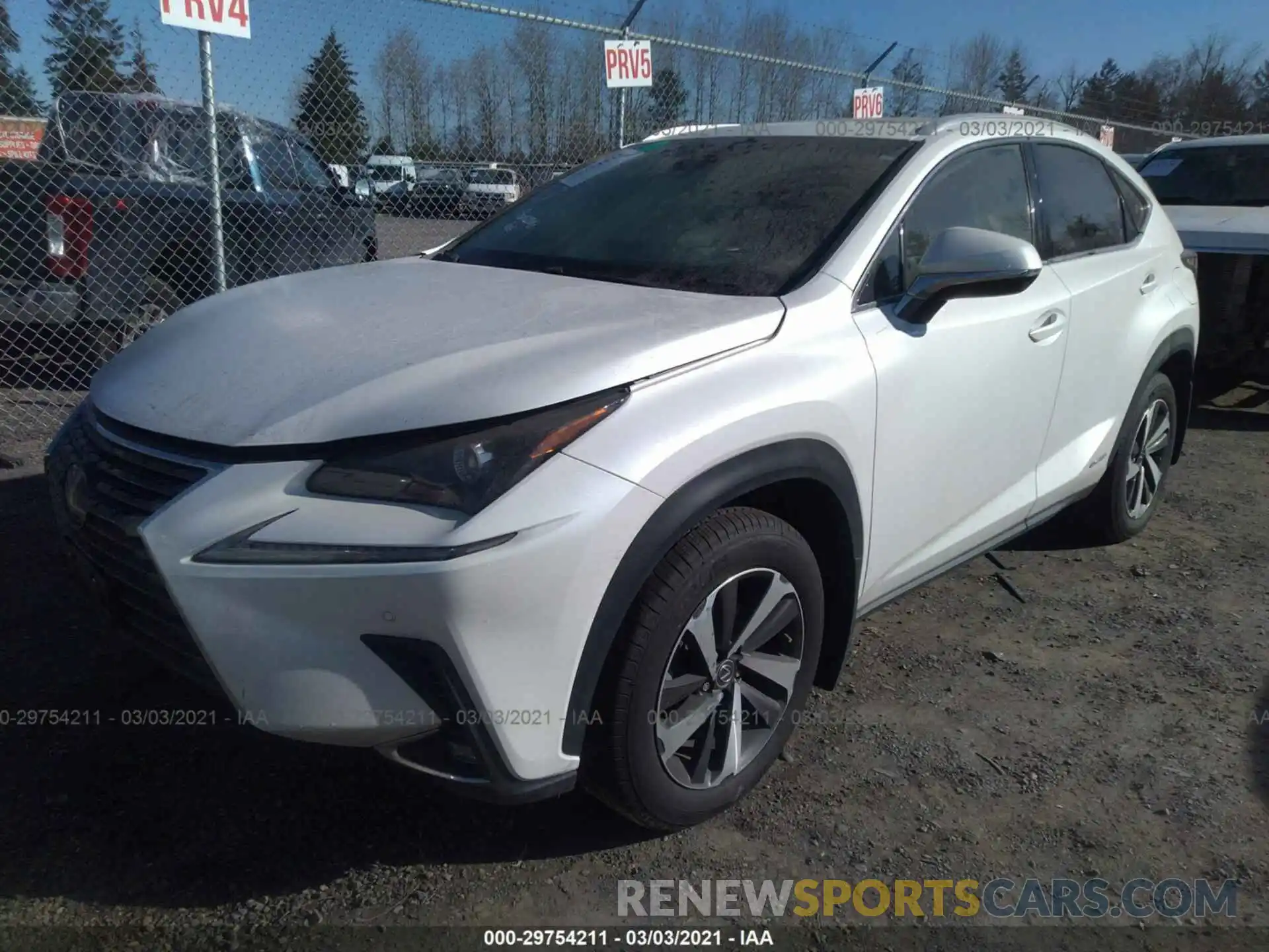 2 Photograph of a damaged car JTJBJRBZ3K2096846 LEXUS NX 2019