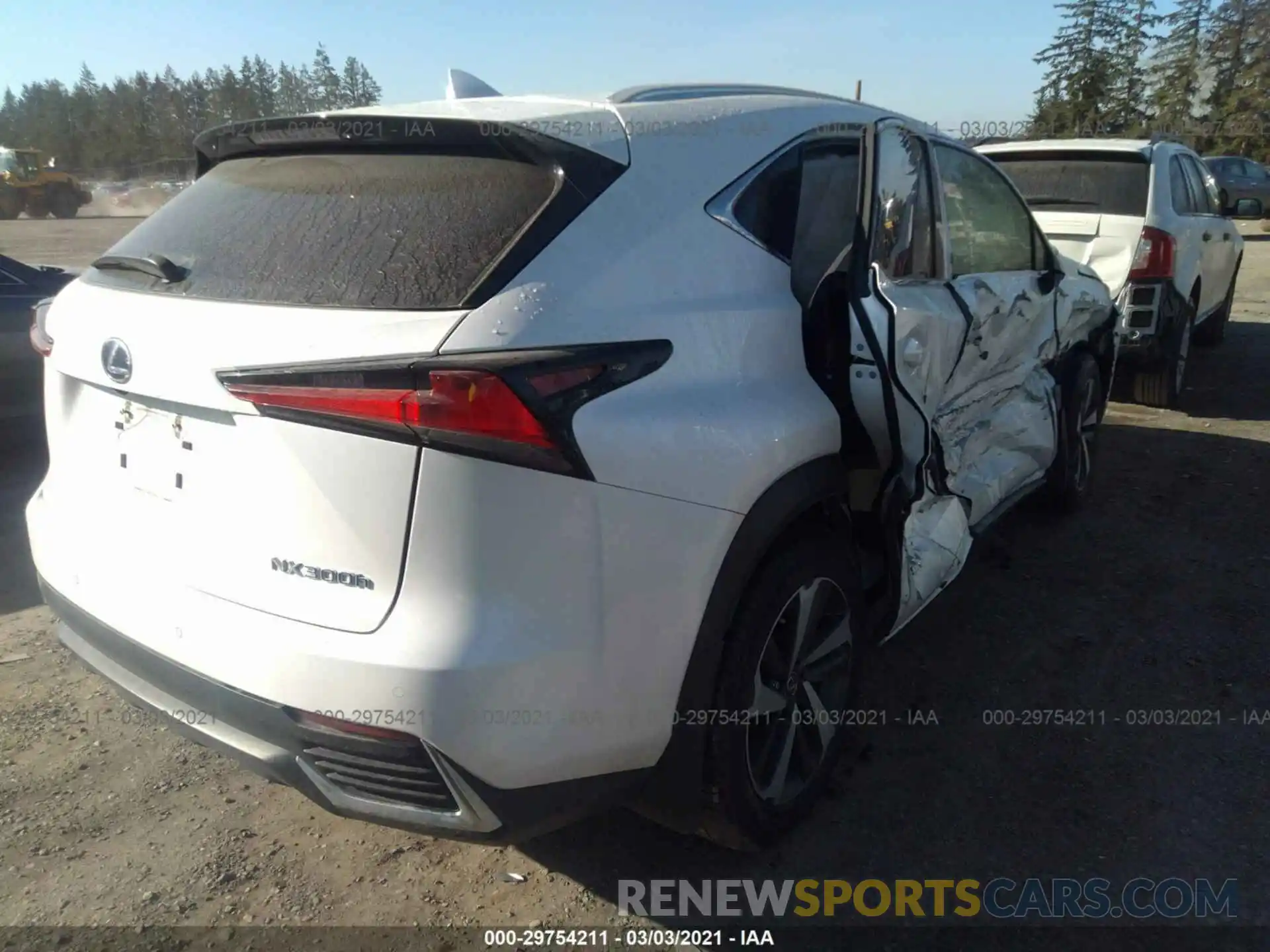 4 Photograph of a damaged car JTJBJRBZ3K2096846 LEXUS NX 2019