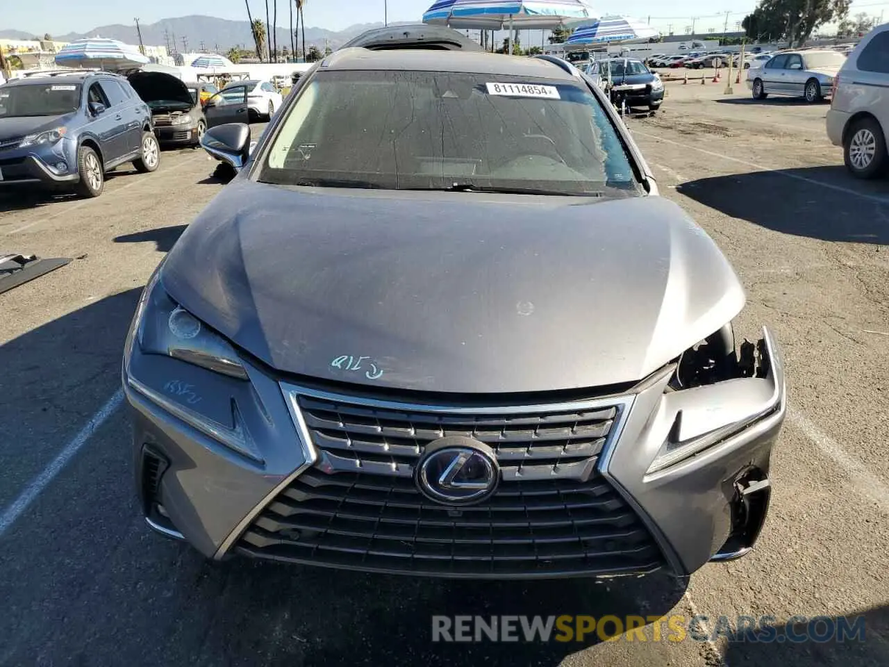 5 Photograph of a damaged car JTJBJRBZ3K2111233 LEXUS NX 2019