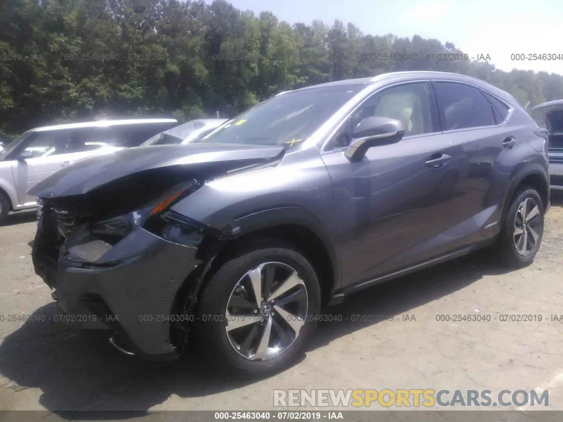 2 Photograph of a damaged car JTJBJRBZ3K2115945 LEXUS NX 2019