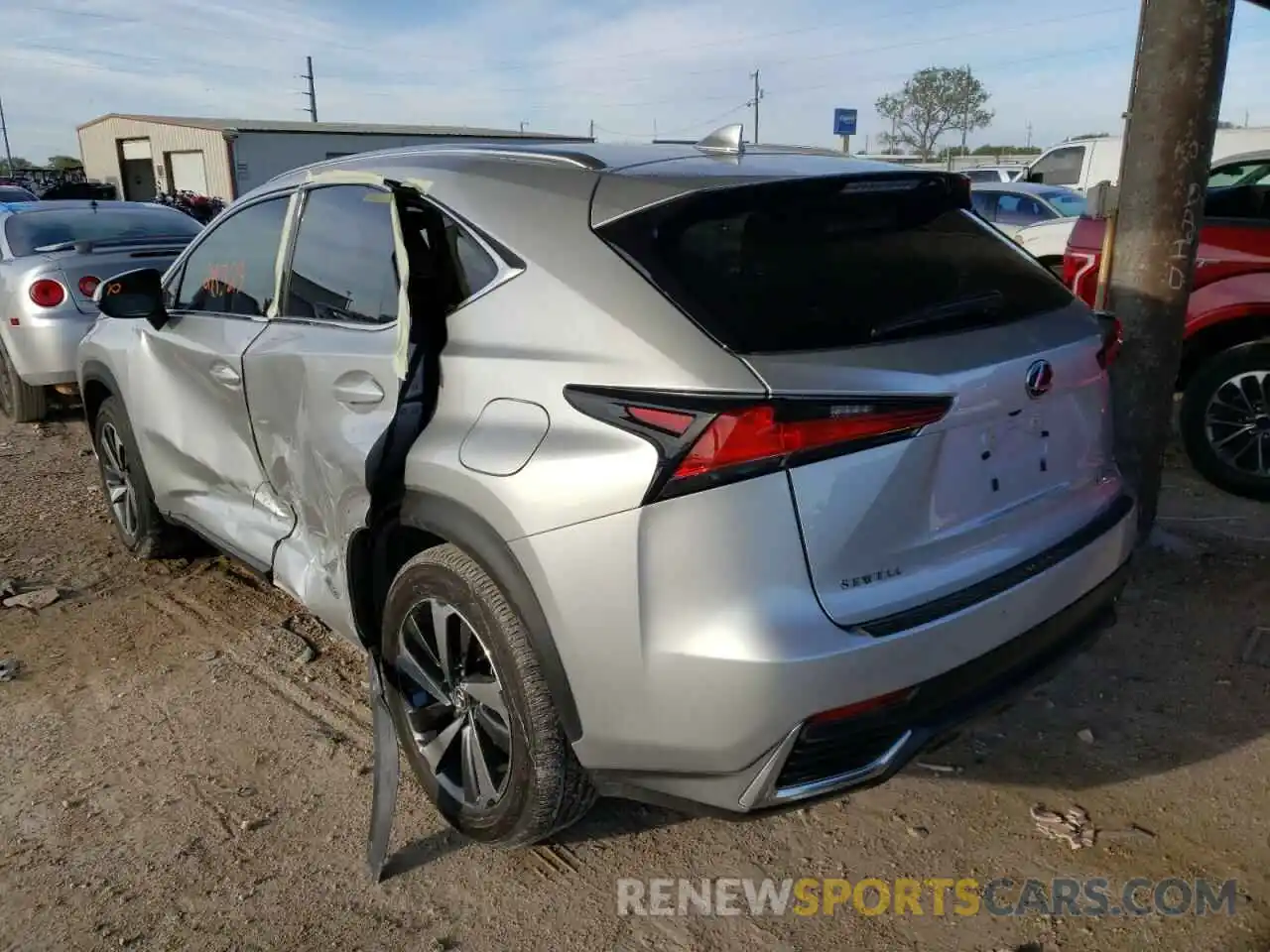 3 Photograph of a damaged car JTJBJRBZ3K2119803 LEXUS NX 2019