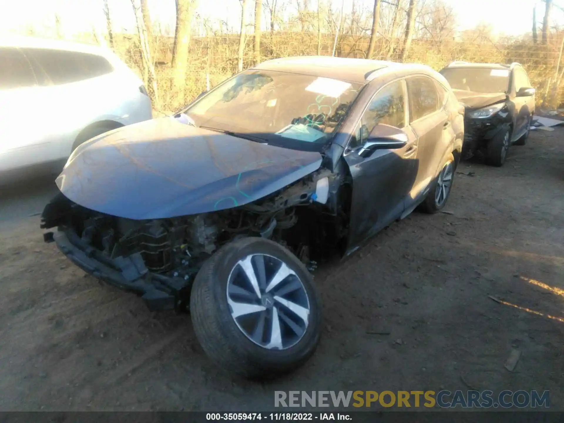 2 Photograph of a damaged car JTJBJRBZ3K2125035 LEXUS NX 2019