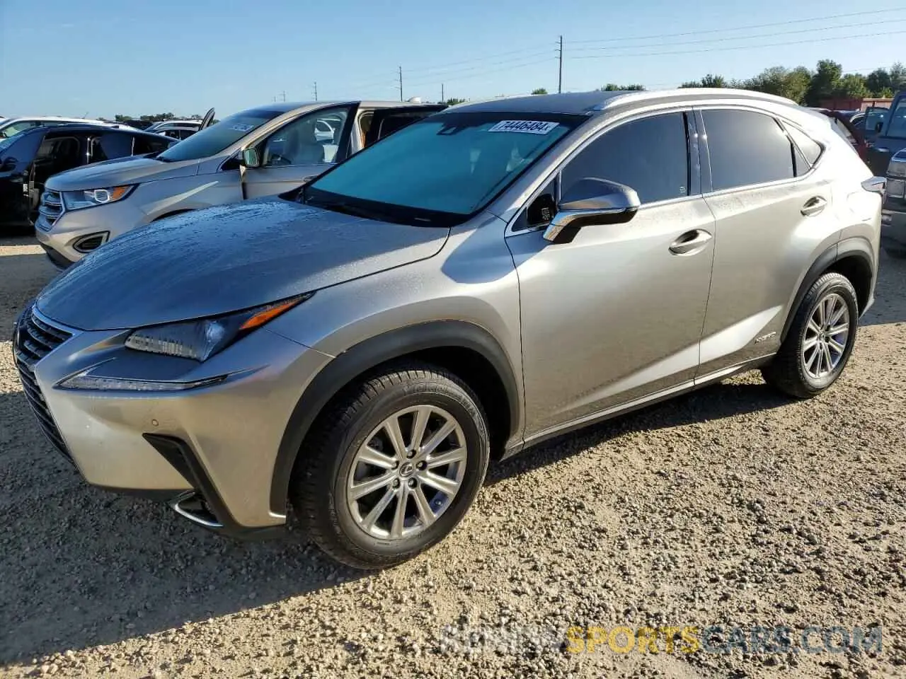 1 Photograph of a damaged car JTJBJRBZ4K2097374 LEXUS NX 2019