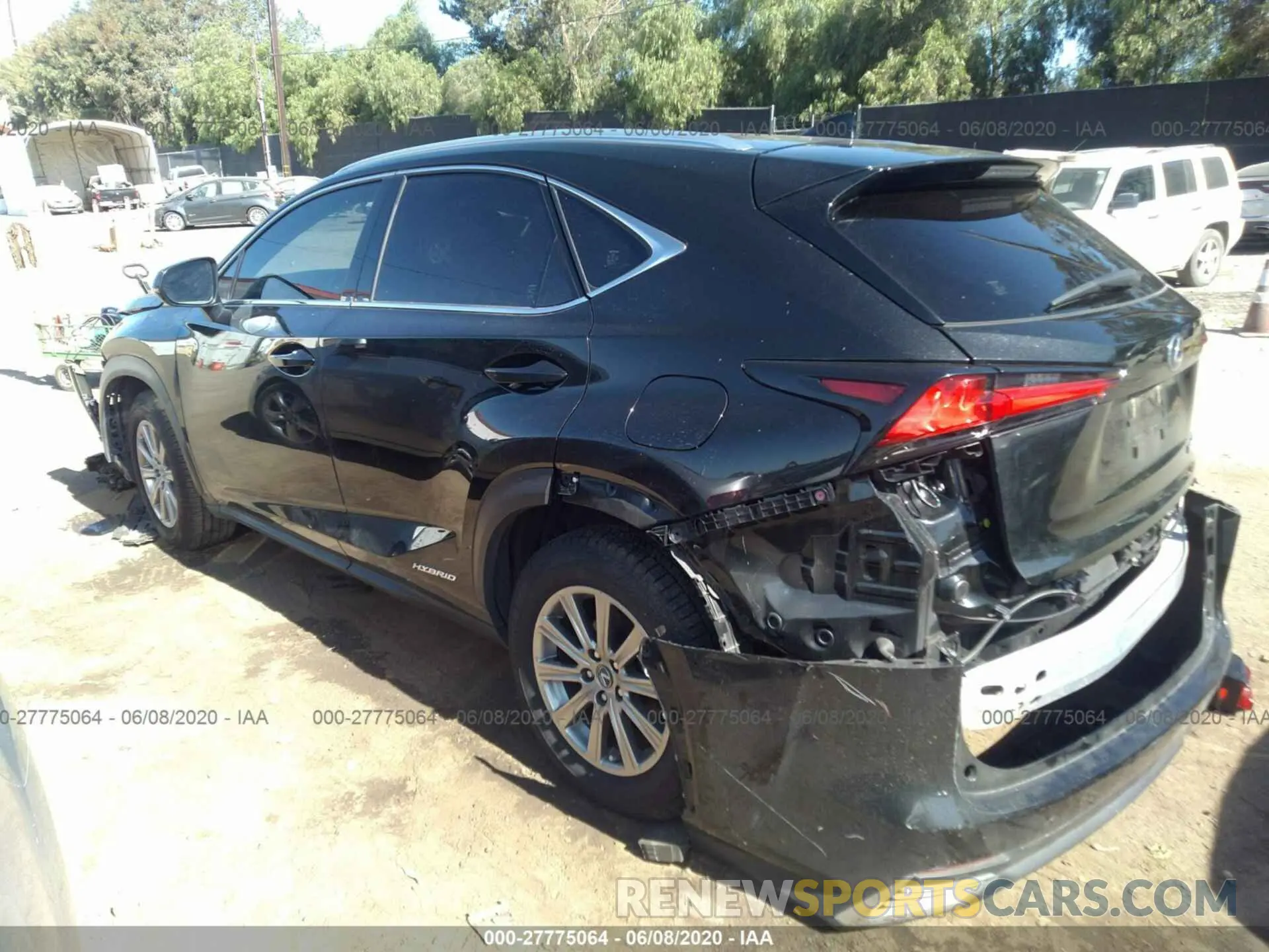 3 Photograph of a damaged car JTJBJRBZ4K2112021 LEXUS NX 2019