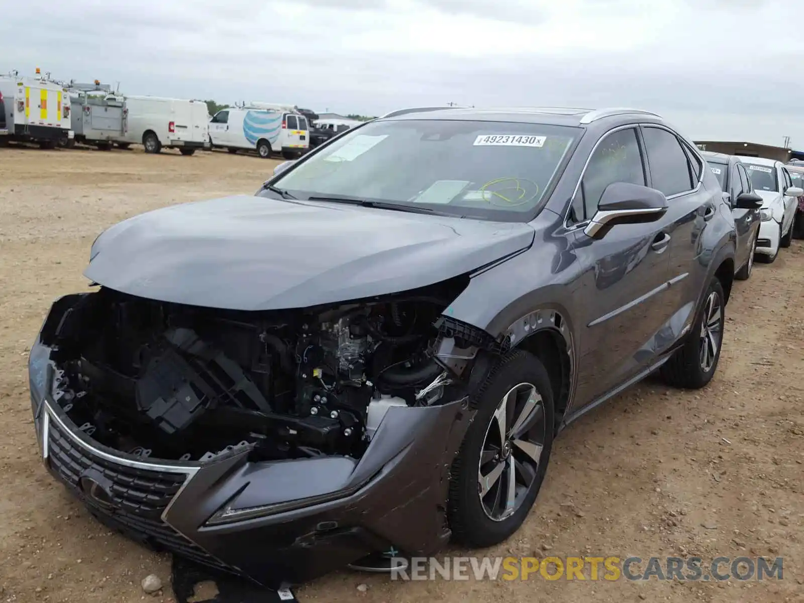 2 Photograph of a damaged car JTJBJRBZ6K2102817 LEXUS NX 2019