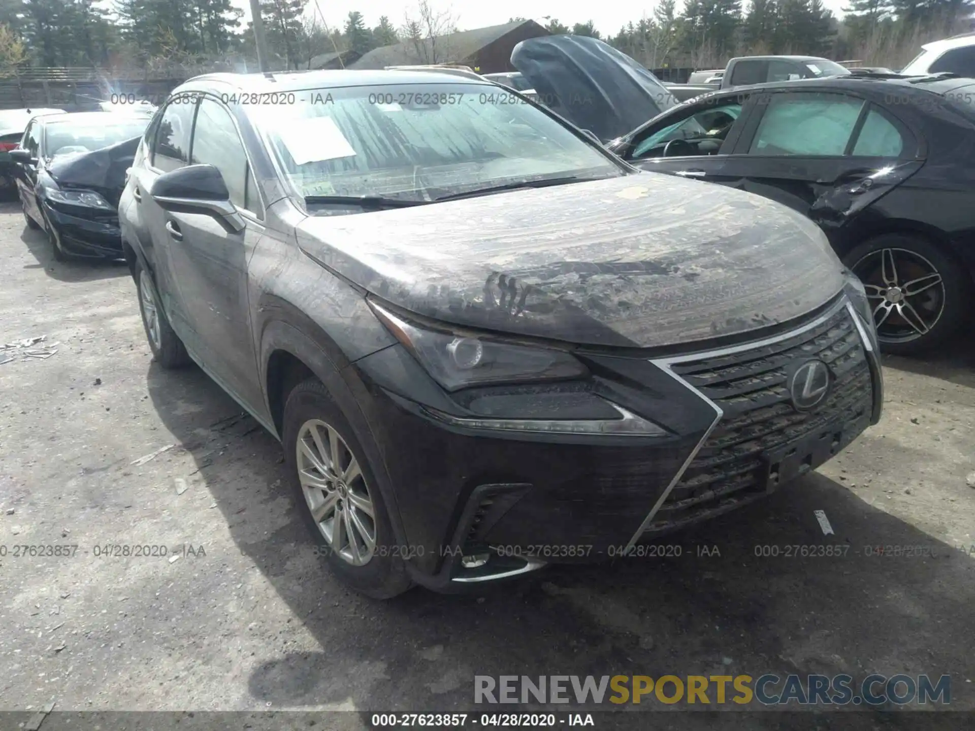 1 Photograph of a damaged car JTJBJRBZ6K2106995 LEXUS NX 2019