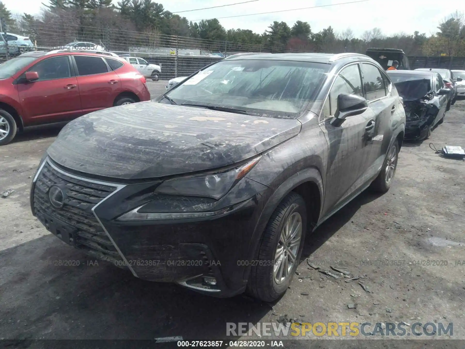 2 Photograph of a damaged car JTJBJRBZ6K2106995 LEXUS NX 2019