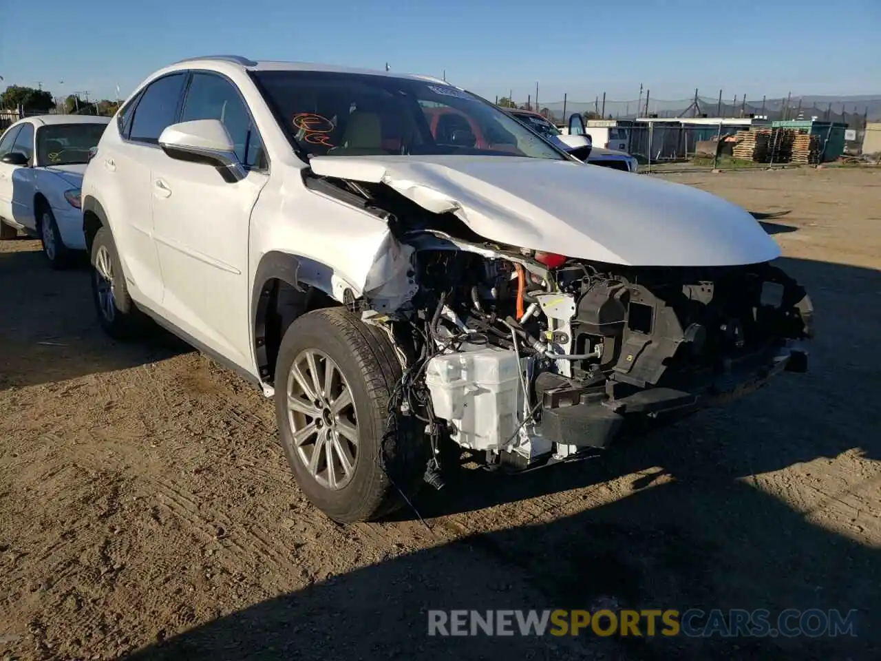 1 Photograph of a damaged car JTJBJRBZ7K2098986 LEXUS NX 2019