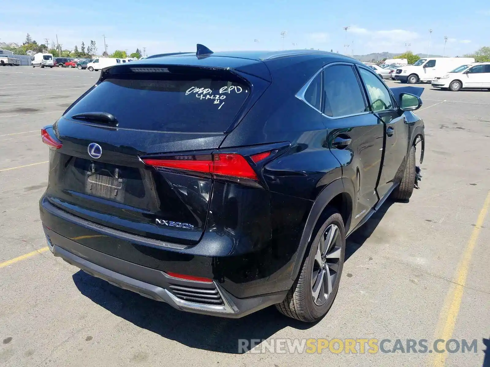 4 Photograph of a damaged car JTJBJRBZ7K2108612 LEXUS NX 2019